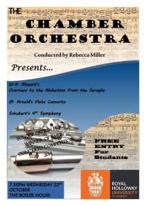 Come to the Chamber Orchestra concert tomorrow!! 